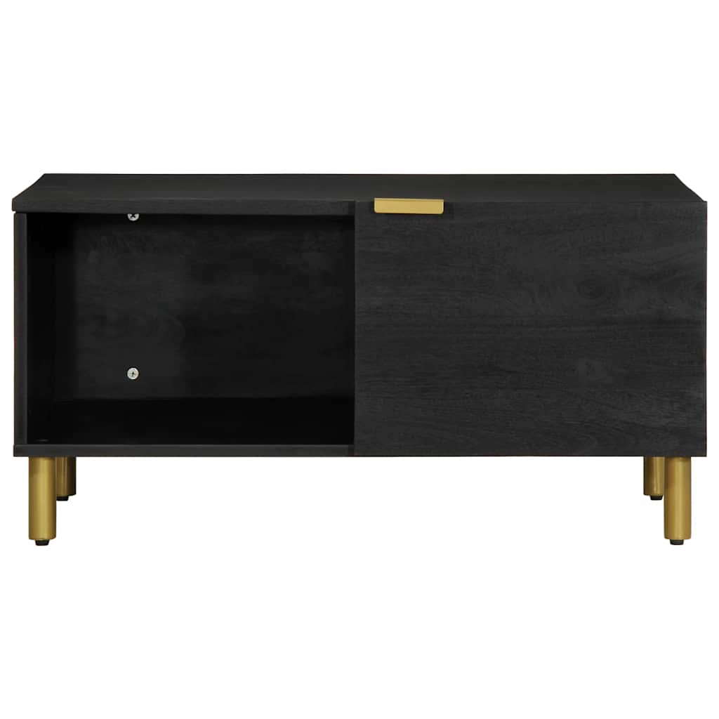 Vidaxl salontafel 80x50x40 cm bewerkt hout zwart