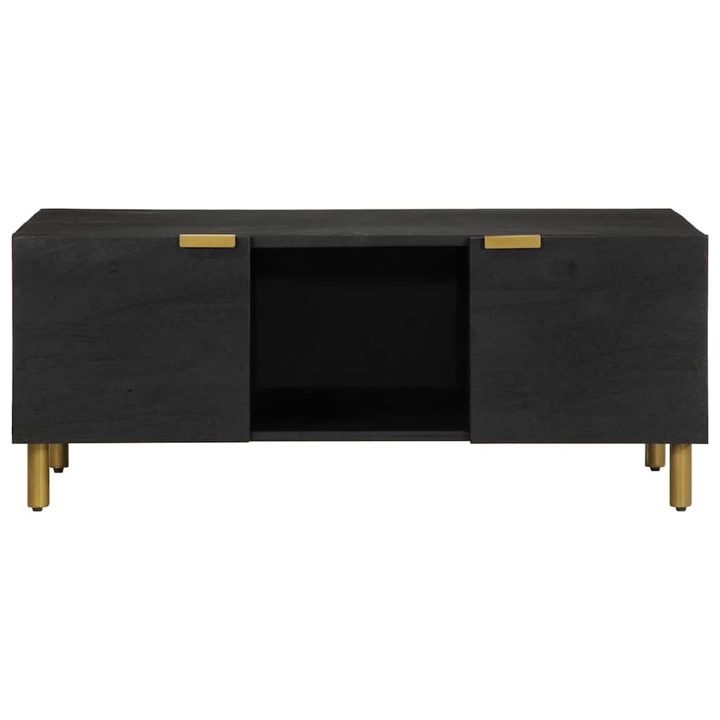 Vidaxl salontafel 100x54x40 cm bewerkt hout zwart