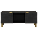 Vidaxl salontafel 100x54x40 cm bewerkt hout zwart