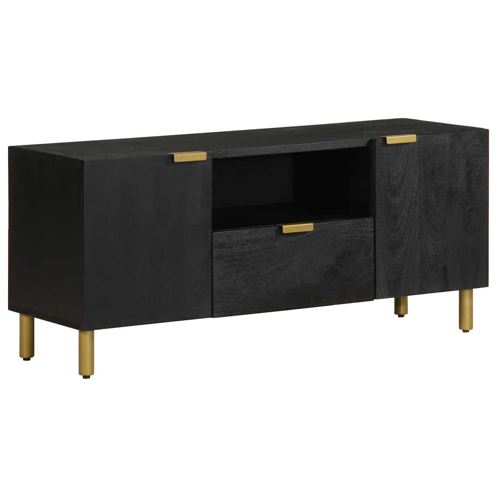 Vidaxl tv-meubel 105x33x46 cm bewerkt hout zwart