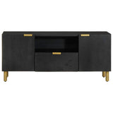 Vidaxl tv-meubel 105x33x46 cm bewerkt hout zwart