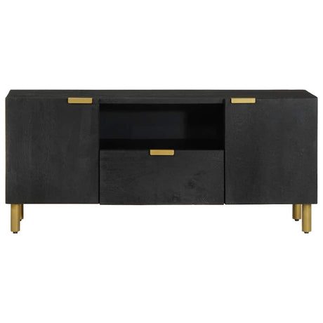 Vidaxl tv-meubel 105x33x46 cm bewerkt hout zwart