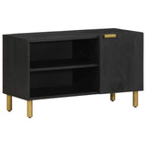 Vidaxl tv-meubel 80x33x46 cm bewerkt hout zwart
