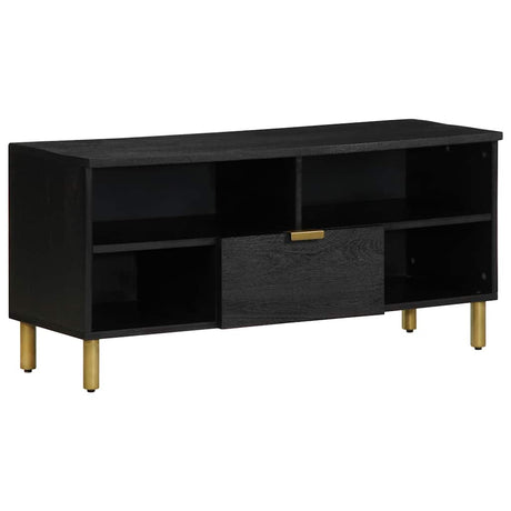 Vidaxl tv-meubel 100x33x46 cm bewerkt hout zwart