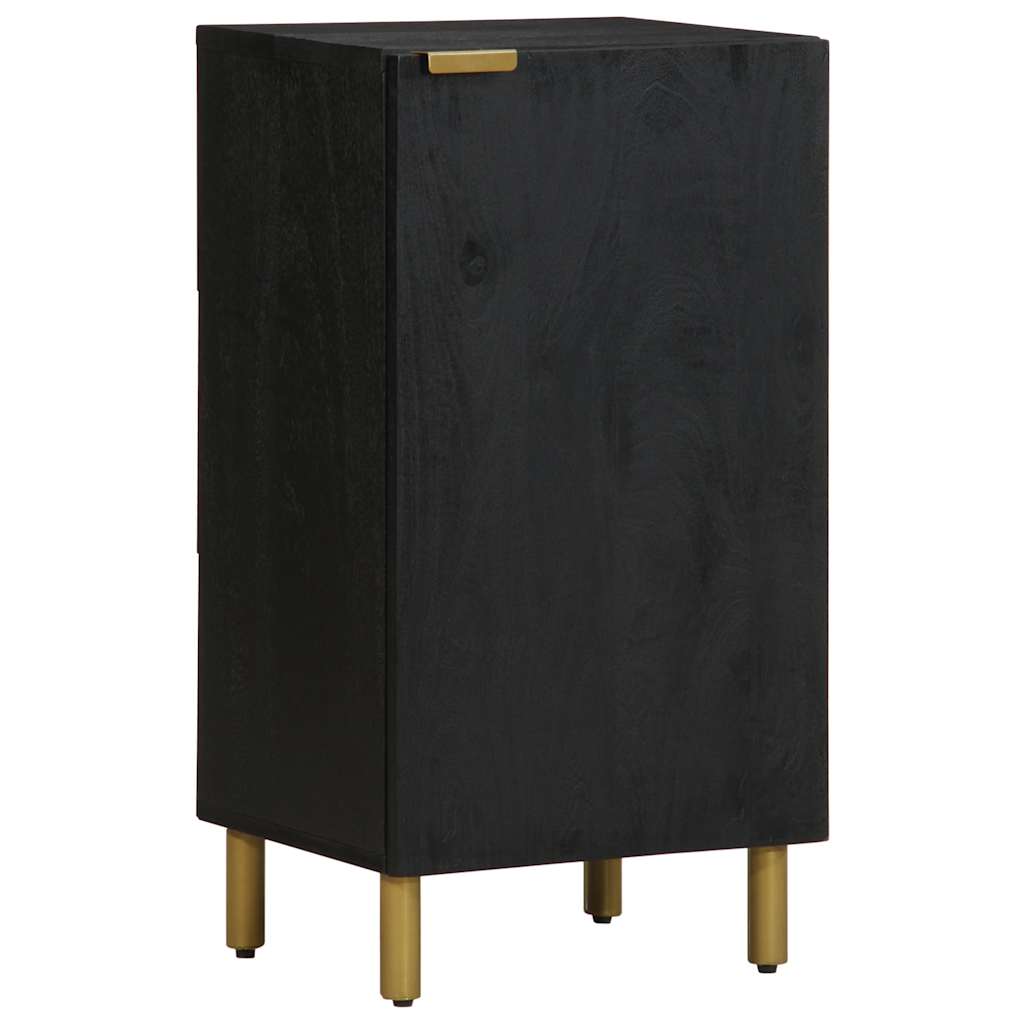 Vidaxl dressoir 40x33x75 cm bewerkt hout zwart