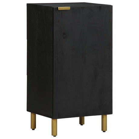 Vidaxl dressoir 40x33x75 cm bewerkt hout zwart