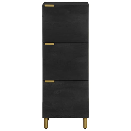 Vidaxl hoge kast 40x33x110 cm bewerkt hout zwart
