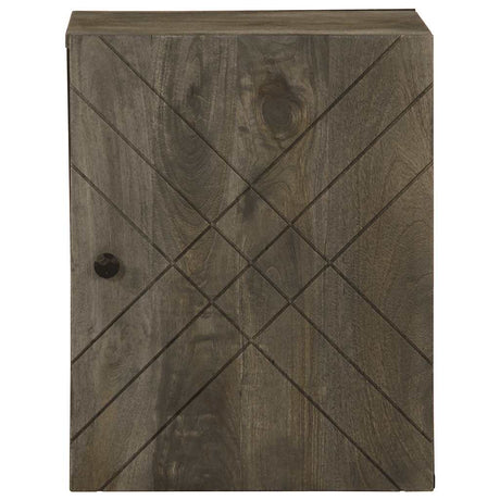 Vidaxl badkamerkast wandgemonteerd 38x33x48 cm massief mangohout zwart