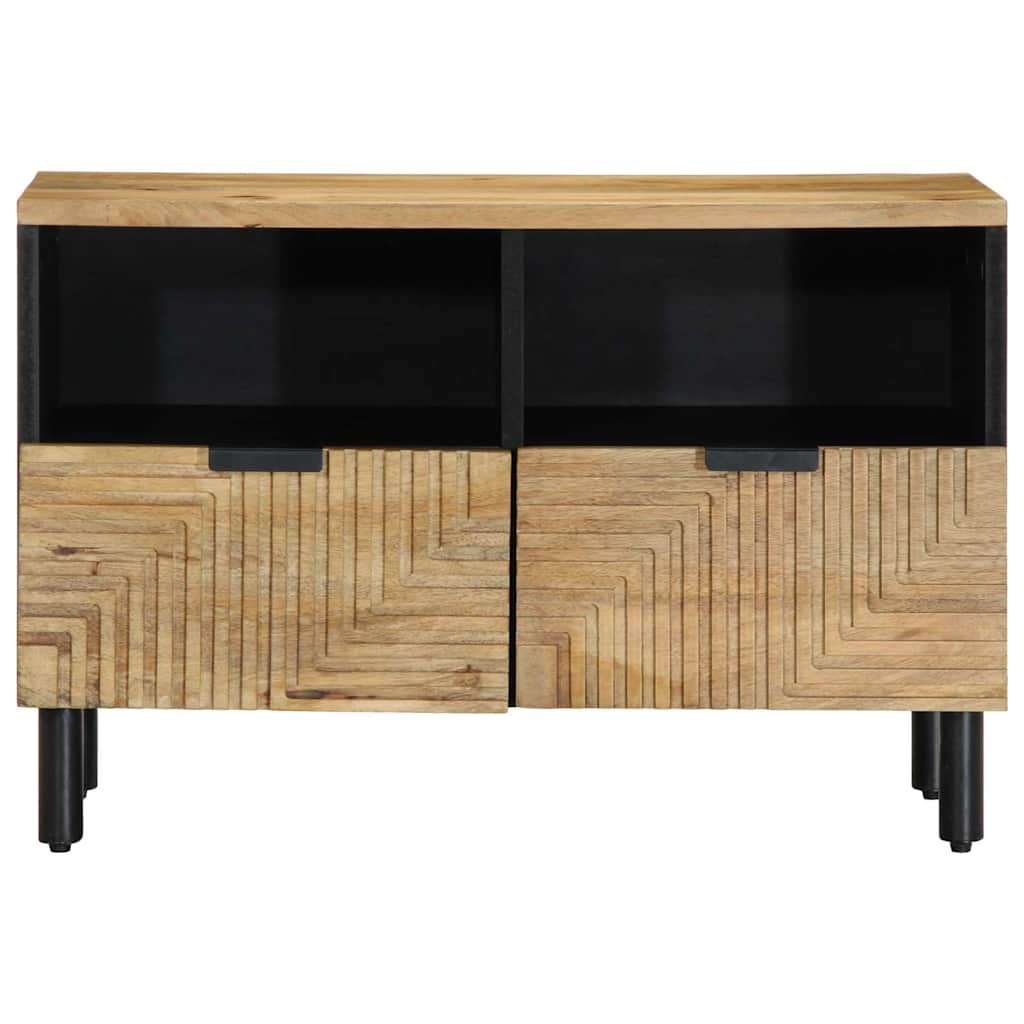 Vidaxl tv-meubel 70x33x46 cm massief mangohout bruin