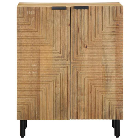 Vidaxl dressoir 60x33x75 cm massief mangohout bruin