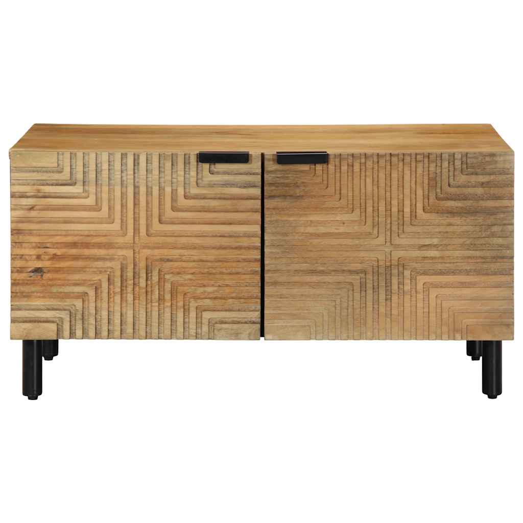 Vidaxl salontafel 80x50x40 cm massief mangohout bruin