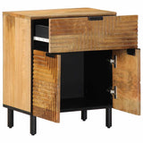 Vidaxl nachtkastje 50x33x60 cm massief mangohout bruin