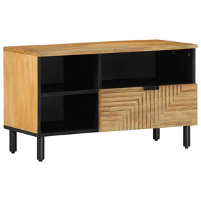 Vidaxl tv-meubel 80x33x46 cm massief mangohout bruin