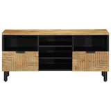 Vidaxl tv-meubel 100x33x46 cm massief mangohout bruin