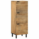 Vidaxl hoge kast 40x33x110 cm massief mango bruin