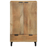Vidaxl hoge kast 60x33x100 cm massief mango bruin