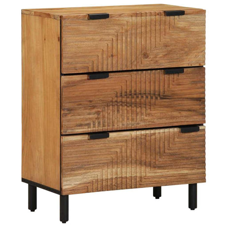 Vidaxl dressoir 60x33x75 cm massief hout acacia