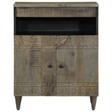 Vidaxl dressoir 60x33x75 cm massief mangohout