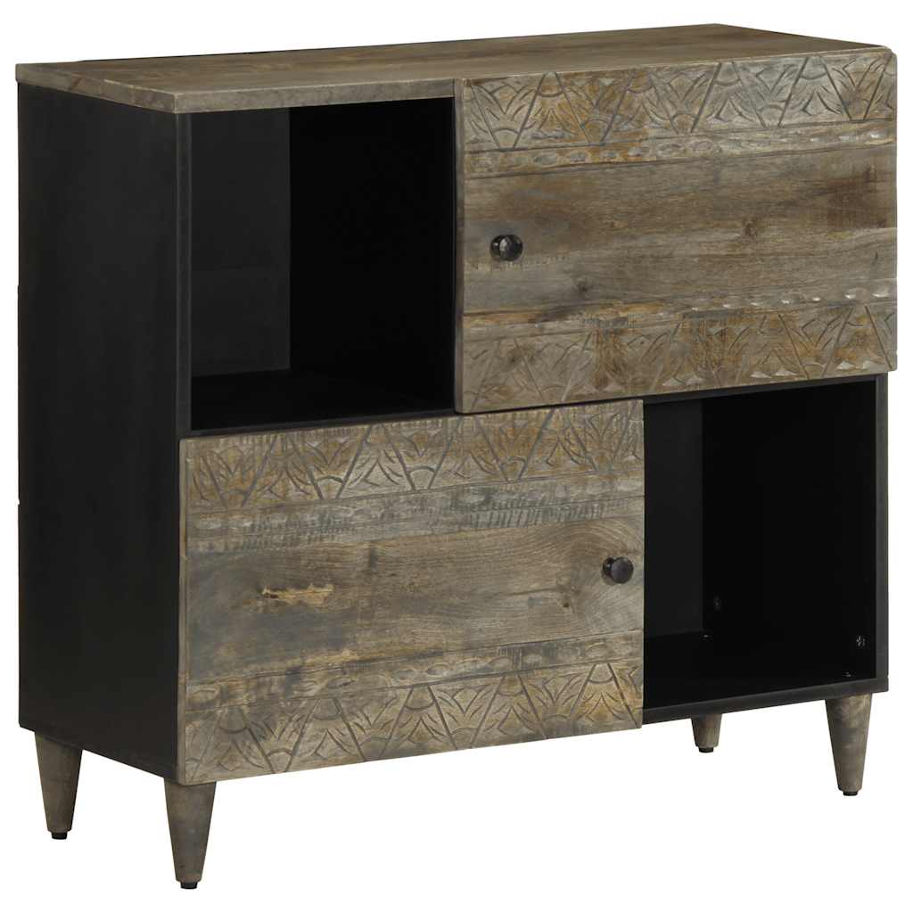 Vidaxl dressoir 80x33x75 cm massief mangohout