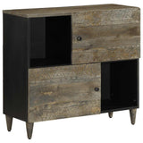 Vidaxl dressoir 80x33x75 cm massief mangohout