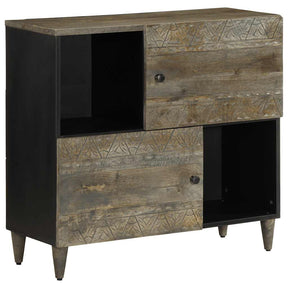 Vidaxl dressoir 80x33x75 cm massief mangohout