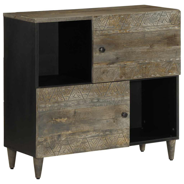 Vidaxl dressoir 80x33x75 cm massief mangohout