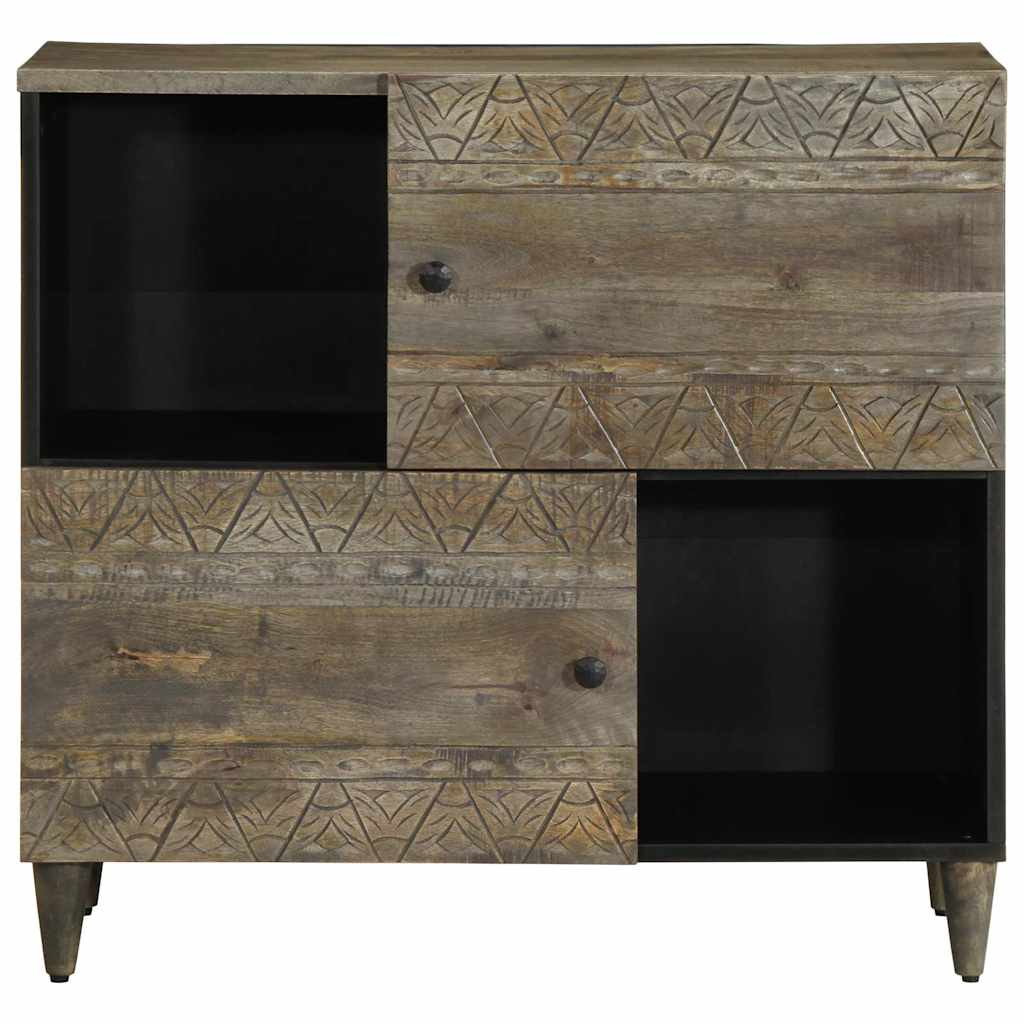 Vidaxl dressoir 80x33x75 cm massief mangohout