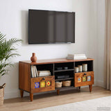 Vidaxl tv-kast walnotenhout 100 x 33 x 46 cm massief mango hout