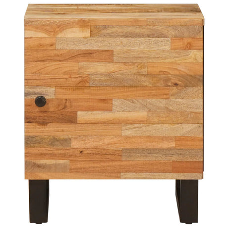 Vidaxl nachtkastje bruin 40 x 33 x 46 cm massief mango hout