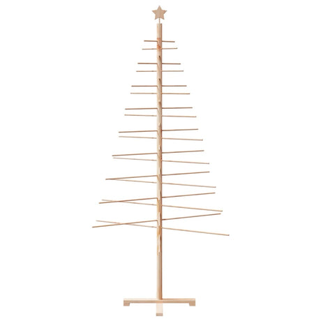 Vidaxl kerstdecoratie kerstboom 210 cm massief grenenhout