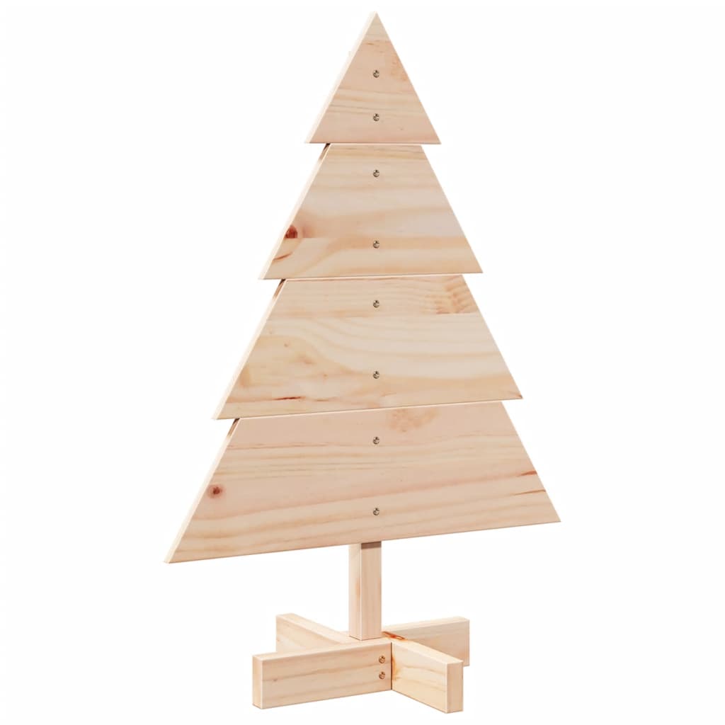 Vidaxl kerstdecoratie kerstboom 70 cm massief hout