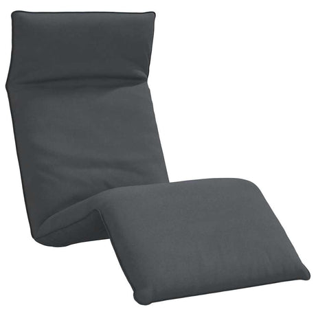 Vidaxl ligstoel inklapbaar 175x54x8,5 cm oxford stof antracietkleurig