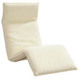 Vidaxl ligstoel inklapbaar 175x54x8,5 cm oxford stof crème