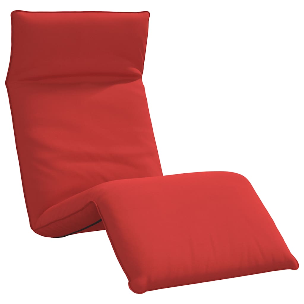 Vidaxl ligstoel inklapbaar 175x54x8,5 cm oxford stof rood