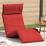 Vidaxl ligstoel inklapbaar 175x54x8,5 cm oxford stof rood