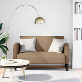 Vidaxl loveseat bank cappuccino 110 cm kunstleer