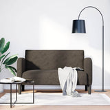 Vidaxl loveseat bank 110 cm kunstleer donkergrijs