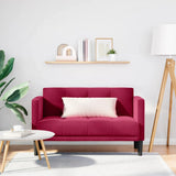 Vidaxl loveseat bank wijnrood 111 cm fluweel