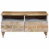 Vidaxl salontafel 80x54x40 cm massief mangohout