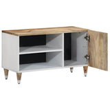 Vidaxl tv-meubel 80x31,5x46 cm massief mangohout
