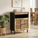 Vidaxl opslagkasten naturel 60 x 33 x 75 cm massief mango hout