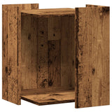 Vidaxl kattenbakkast 42x42x51 cm bewerkt hout oud houtkleurig