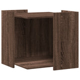 Vidaxl Cattenbakkast 53x53x51 cm geschnittene Holzbraun -Eich