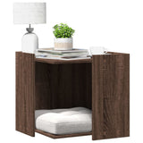 Vidaxl Cattenbakkast 53x53x51 cm geschnittene Holzbraun -Eich