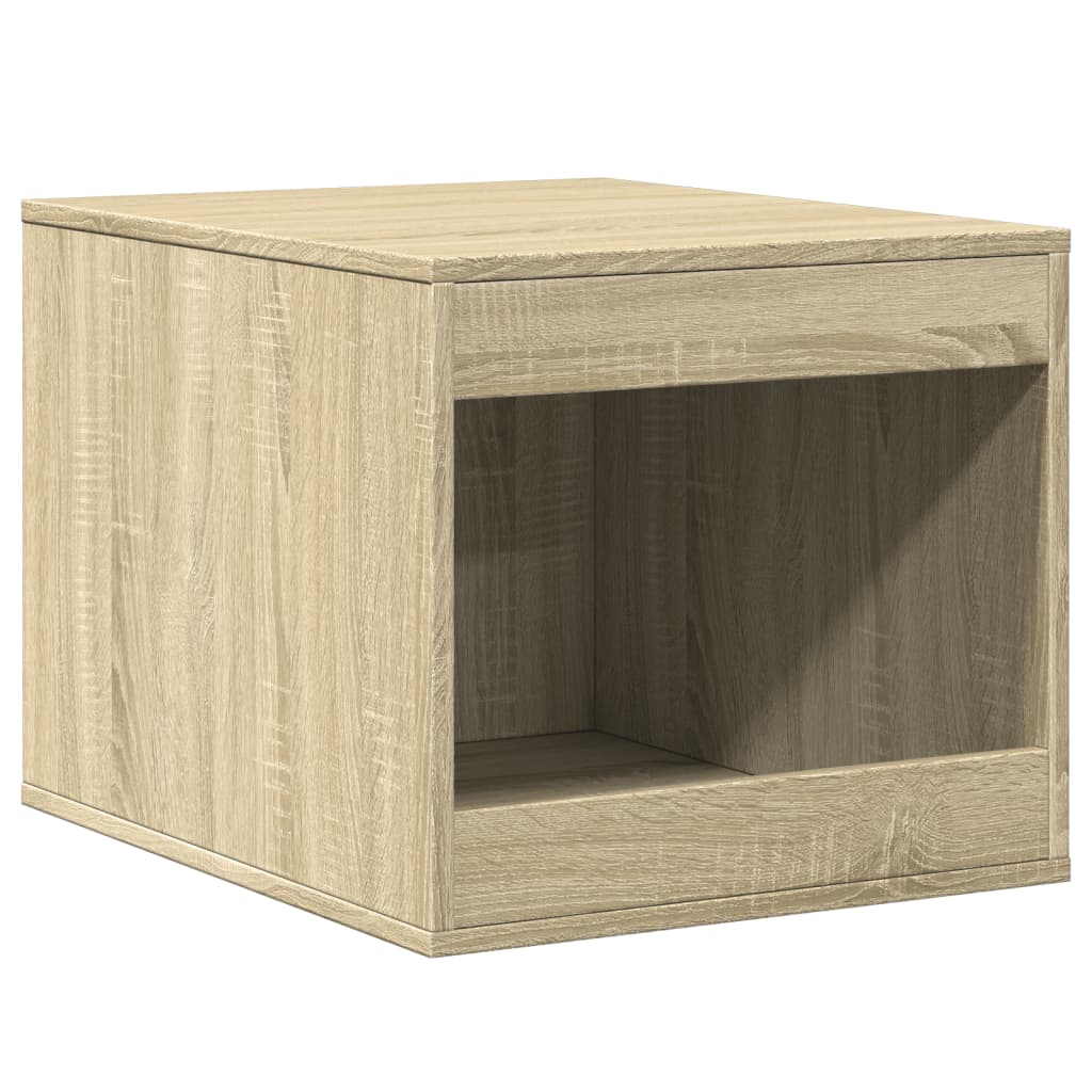 Vidaxl Kattenbakkast 47 x 59 x 42 cm verarbeitetes Holz Sonoma Eichefarbe