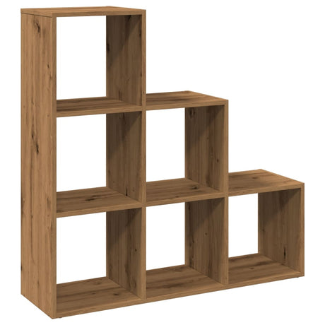 Vidaxl kamerscherm boekenkast 3-laags 99x29x99 cm hout artisanaal