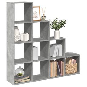 Vidaxl kamerscherm boekenkast 4-laags 131,5x29x131,5 cm hout grijs