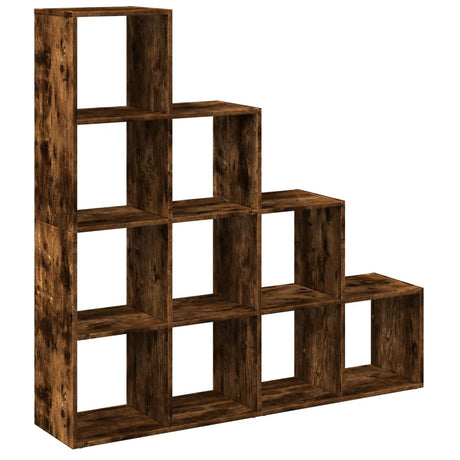 Vidaxl kamerscherm boekenkast 131,5x29x131,5 cm hout gerookt eiken