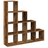Vidaxl kamerscherm boekenkast 131,5x29x131,5 cm hout oud hout