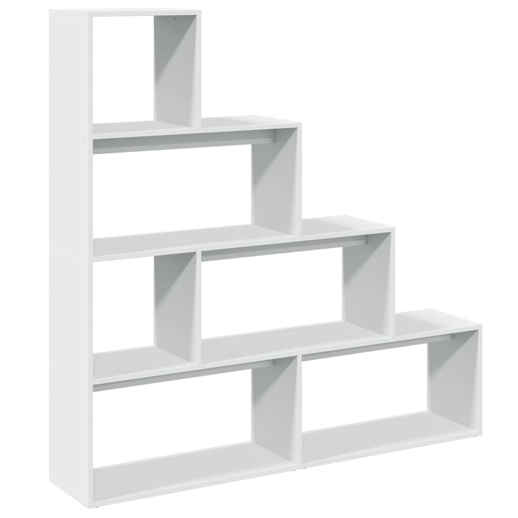 Vidaxl kamerscherm boekenkast 4-laags 143,5x29x143,5 cm hout wit